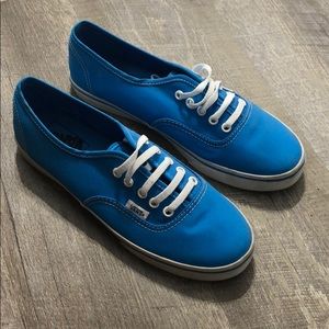 Blue slim vans